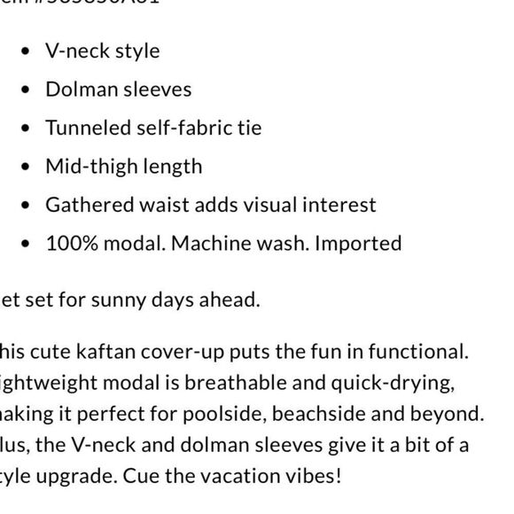 Land’s End Plus Standard Sizes swim coverup Lightweight Model Navy Blue Various - Picture 7 of 7